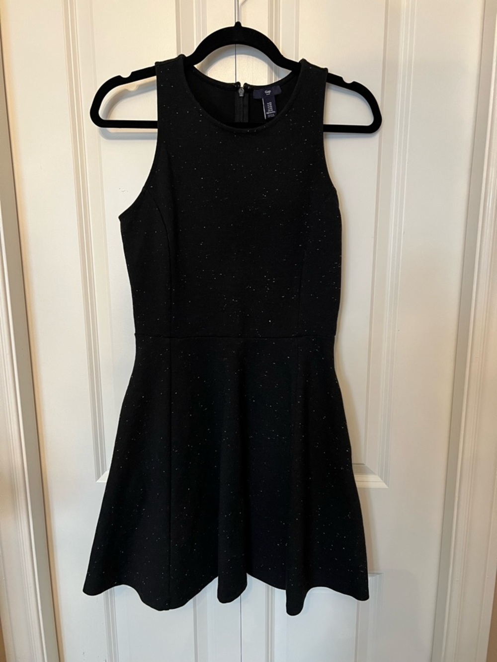 GAP Black Speckled Sleeveless Dress